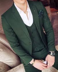 Michael Kors  Forest Green Suit Rental Package (Slim Fit)
