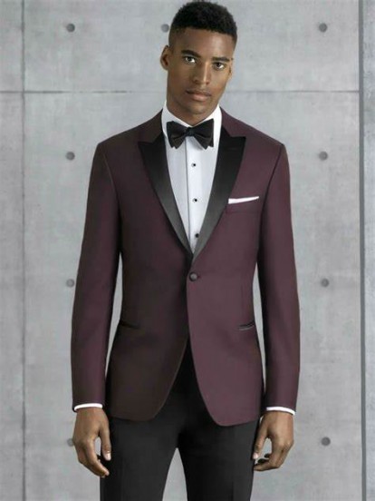Kenneth Cole Burgundy Tuxedo Package Purchase or Rental