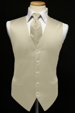 Premiere Solid Satin Vest & Tie Set (over 30 colors available)