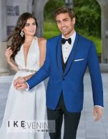 Ike Behar Blue Connor Tuxedo Package (coat only rental $129)