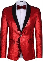 Shimmer Red Tuxedo Package