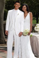 Fabian Couture White Tuxedo Pkg (coat only rental $119)