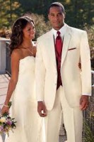 Fabian Couture Ivory Tuxedo Package (coat only rental $89)