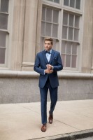 Ike Behar Indigo Blue Tuxedo Package (coat only rental $139)