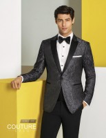 Paisley Tuxedo Package Charcoal  (coat only rental $89)